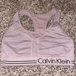Light Purple Calvin Klein Sports Bra